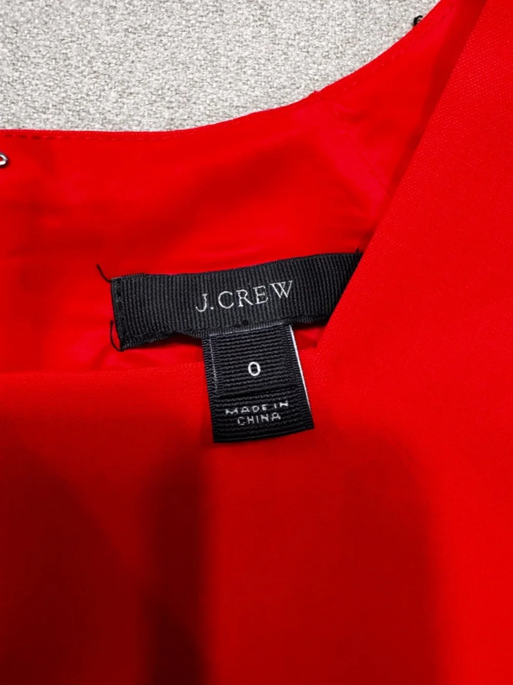 J. Crew Vibrant Red Midi Sheath Dress